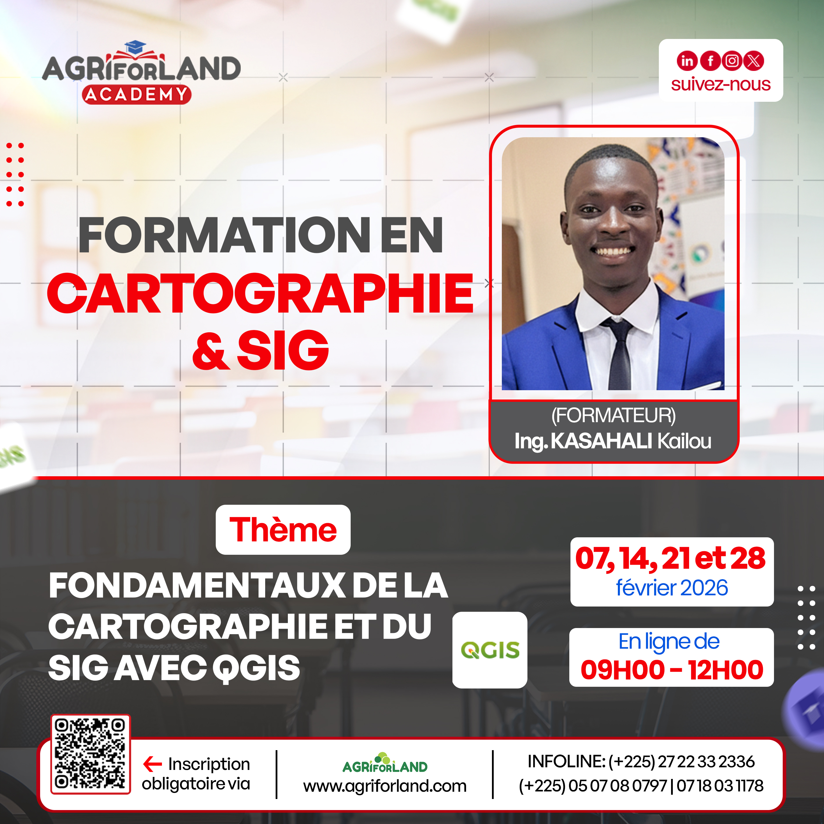 Formation en Cartographie et Systèmes d'Information Géographique (SIG)